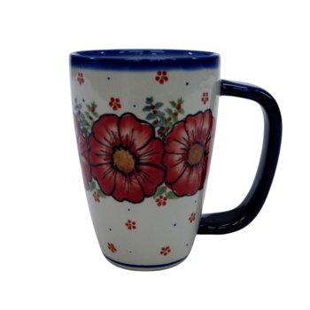 Kubek ceramiczny cappuccino 500 ml, Ceramika Bolesławiec - Ceramika Bolesławiec ANDY