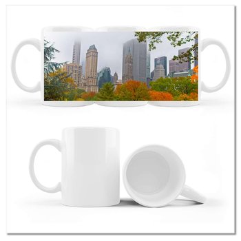 Kubek ceramiczny, Central Park New York USA, 330 ml, ZeSmakiem, biały - ZeSmakiem