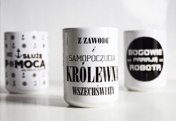 Kubek ceramiczny dla niej Z zawodu i samopoczucia królewna wszechświata, Sowia Aleja - Inny producent
