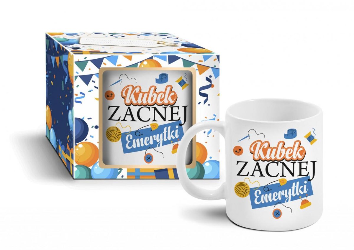 Kubek Ceramiczny Emerytura - Kubek Zacnej Emerytki 300 Ml, BGtech ...