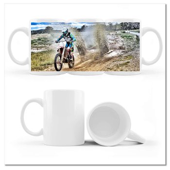 Kubek ceramiczny Foto Motocrossem po wertepach 330 ml, ZeSmakiem - ZeSmakiem