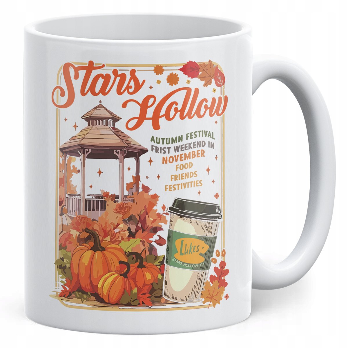 Tazza Luke's Diner, tazza da caffè Gilmore Girls, regalo Stars Hollow