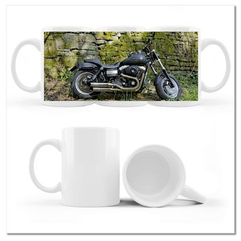 Kubek ceramiczny, Harley Davidson, 330 ml, ZeSmakiem, biały - ZeSmakiem