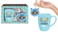 Kubek ceramiczny, Jestem bardzo uzależniająca, 300 ml, BGtech