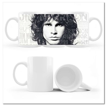 Kubek ceramiczny, Jim Morrison, 330 ml, ZeSmakiem, biały - ZeSmakiem