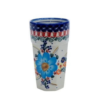 Kubek ceramiczny Kanciasty (A439 D59) 300 ml, Ceramika Bolesławiec - Andy