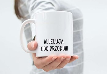 Kubek ceramiczny, KS4 - Alleluja i do przodu, No name, biały - No name
