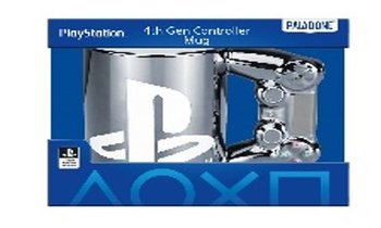 Kubek ceramiczny Playstation DS4 Controller, 550 ml, Paladone, srebrny - Paladone
