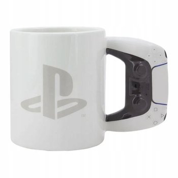 Kubek ceramiczny, PLAYSTATION PAD PS4 PS5 kontroler dla gracza, 400 ml, Paladone, biały - Paladone