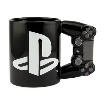 Kubek ceramiczny, PLAYSTATION PAD PS4 PS5 kontroler dla gracza, 400 ml, Paladone, czarny - Paladone