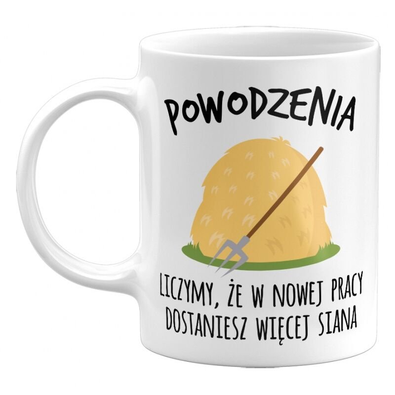 Kubek Ceramiczny Powodzenia W Nowej Pracy. Prezent Pożegnalny Dla ...