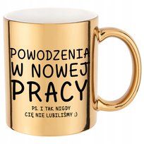 Kubek ceramiczny PREZENT NA POŻEGNANIE KOLEŻANKI Z PRACY WZÓR, 300ml