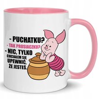 Kubek ceramiczny Prezent PROSIACZEK KUBUŚ PUCHATEK Wz +DODATKOWO, 330ml