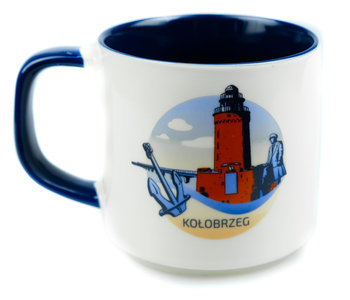 Kubek ceramiczny prezent znad morza pamiątka Bałtyk Kołobrzeg, 350ml, Captain Mike - Captain Mike
