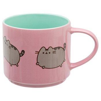 Kubek Ceramiczny, Pusheen, Różowy, 450 ml kot - Empik