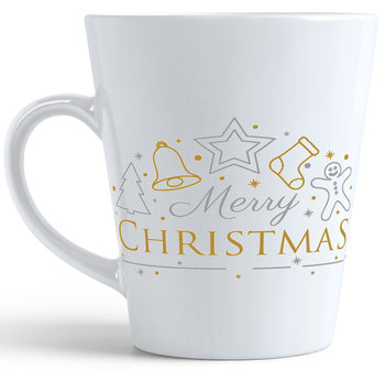 Kubek ceramiczny świąteczny Latte 330 ml J&W biały - J&W