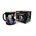 Kubek ceramiczny termoaktywny GBEYE, Pokemon Catch Em All, czarny, 300 ml - GBeye