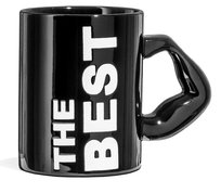 Kubek ceramiczny, The Best, 500 ml, GADGET, czarny Gadget Master