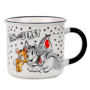 Kubek Ceramiczny, Tom and Jerry, Biały, 400 ml - Empik