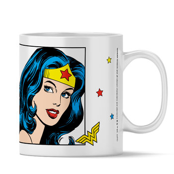 Kubek ceramiczny Wonder Woman 028 DC, 330 ml, Babaco, biały - DC