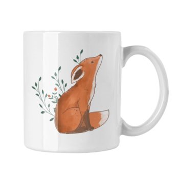 Kubek ceramiczny Z Lisem Prezent Fana 5, 330ml, Zebra - Zebra