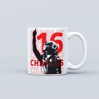 Kubek ceramiczny z motywem F1 Formuła 1 Charles Leclerc 16, 330ml