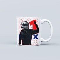 Kubek ceramiczny z motywem F1 Formuła 1 Max Verstappen 1, 330ml