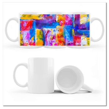 Kubek ceramiczny z nadrukiem Abstrakcja Nate, 330ml, ZeSmakiem - ZeSmakiem