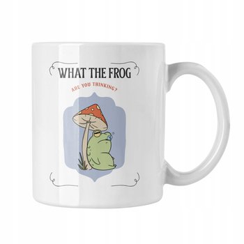 Kubek ceramiczny Żaba żabka Prezent, biały - Zebra