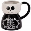 KUBEK CERAMINCZNY SZKIELET KUBECZEK KOSTEK HALLOWEEN JESIENNY 300 ML - Korbi