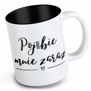 Kubek czarny niemiły bez cenzury do pracy na prezent śmieszny uczulenie - Kubkotwórnia