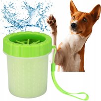 Kubek CZYŚCIK silikonowy na brudne łapy dla psów M