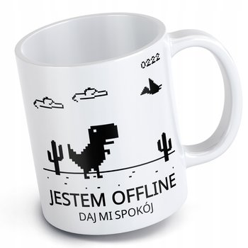 Kubek dla informatyka jestem offline rex gra przeglądarkowa programista - Kubkotwórnia