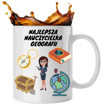 Kubek Dla Nauczycielki Geografii 330ml 40x40cm Z Nadrukiem - Inny producent