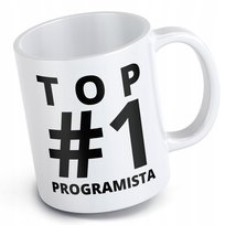 Kubek dla programisty top #1 programista dla najlepszego informatyka gift