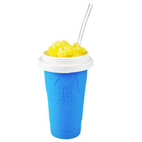 Kubek do robienia lodów sorbetów niebieski De Gusto