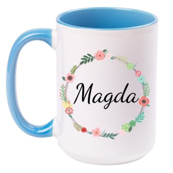 Kubek duży (440 ml) z imieniem Magda, prezent dla Magdy, 7 - Pozostali producenci