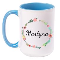Kubek duży (440 ml) z imieniem Martyna, prezent dla Martyny, 7
