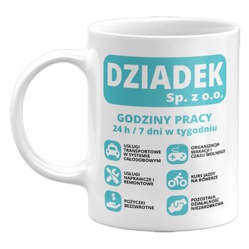 Kubek Dziadek Sp. Z O.O. Śmieszny Prezent Na Dzień Dziadka, 330Ml - GiTees