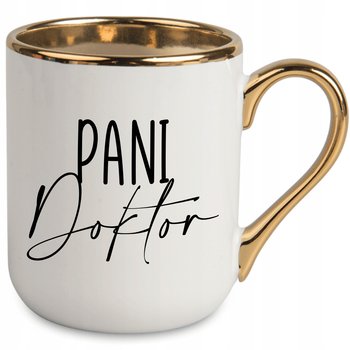 Kubek Elegant Biały Idealny Prezent Dla Pani Doktor Super Jakość Wzory - StyleCouture