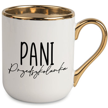 Kubek Elegant Biały Idealny Prezent Dla Pani Przedszkolanka Super Jakość Wz - StyleCouture