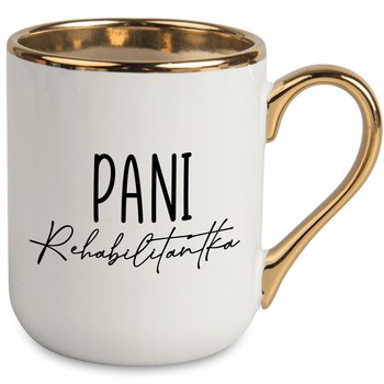 KUBEK ELEGANT BIAŁY IDEALNY PREZENT DLA PANI REHABILITANTKA SUPER JAKOŚĆ WZ - StyleCouture