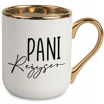 KUBEK ELEGANT BIAŁY IDEALNY PREZENT DLA PANI REŻYSER SUPER JAKOŚĆ WZORY - StyleCouture