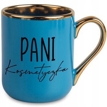 Kubek Elegant Niebieski Idealny Prezent Dla Pani Kosmetyczka Jakość Wzory - StyleCouture