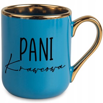 Kubek Elegant Niebieski Idealny Prezent Dla Pani Krawcowa Super Jakość Wz - StyleCouture