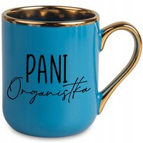 Kubek Elegant Niebieski Idealny Prezent Dla Pani Organistka Super Jakość Wz