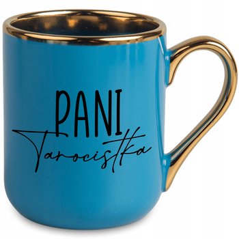 KUBEK ELEGANT NIEBIESKI IDEALNY PREZENT DLA PANI TAROCISTKA SUPER JAKOŚĆ WZ - StyleCouture