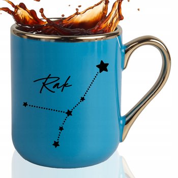 KUBEK ELEGANT Niebieski Prezent Urodziny Dla Zodiakary STRZELEC Wzory - StyleCouture