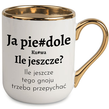 KUBEK ELEGANT PREZENT DLA KOLEŻANKI DO PRACY JA PIE#DOLE ILE JESZCZE WZORY - StyleCouture