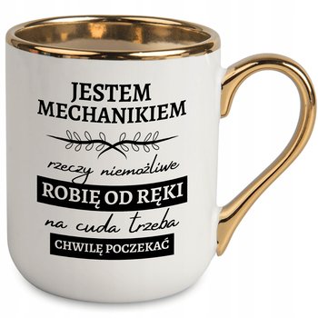 KUBEK ELEGANT PREZENT DLA MECHANIKA RZECZY NIEMOŻLIWE ROBIĘ OD RĘKI WZORY - StyleCouture